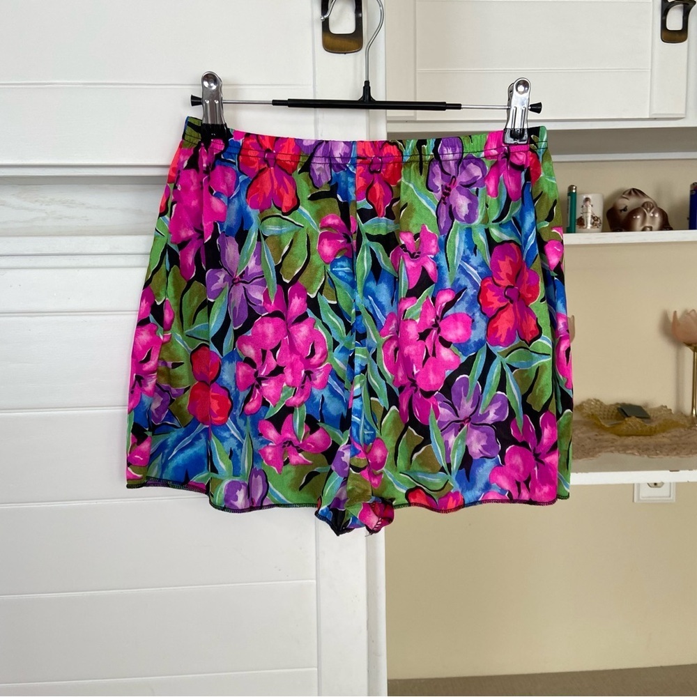 90s floral print swim shorts